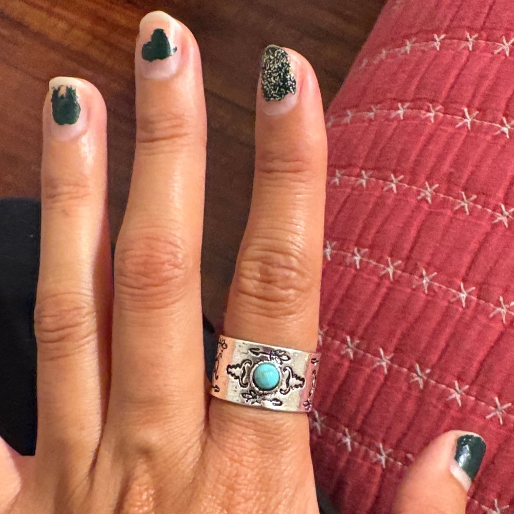 Silver Ring with Turquoise Stone